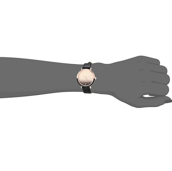 Women's New Strap Watch Gold /Blue - Picture 4 of 6